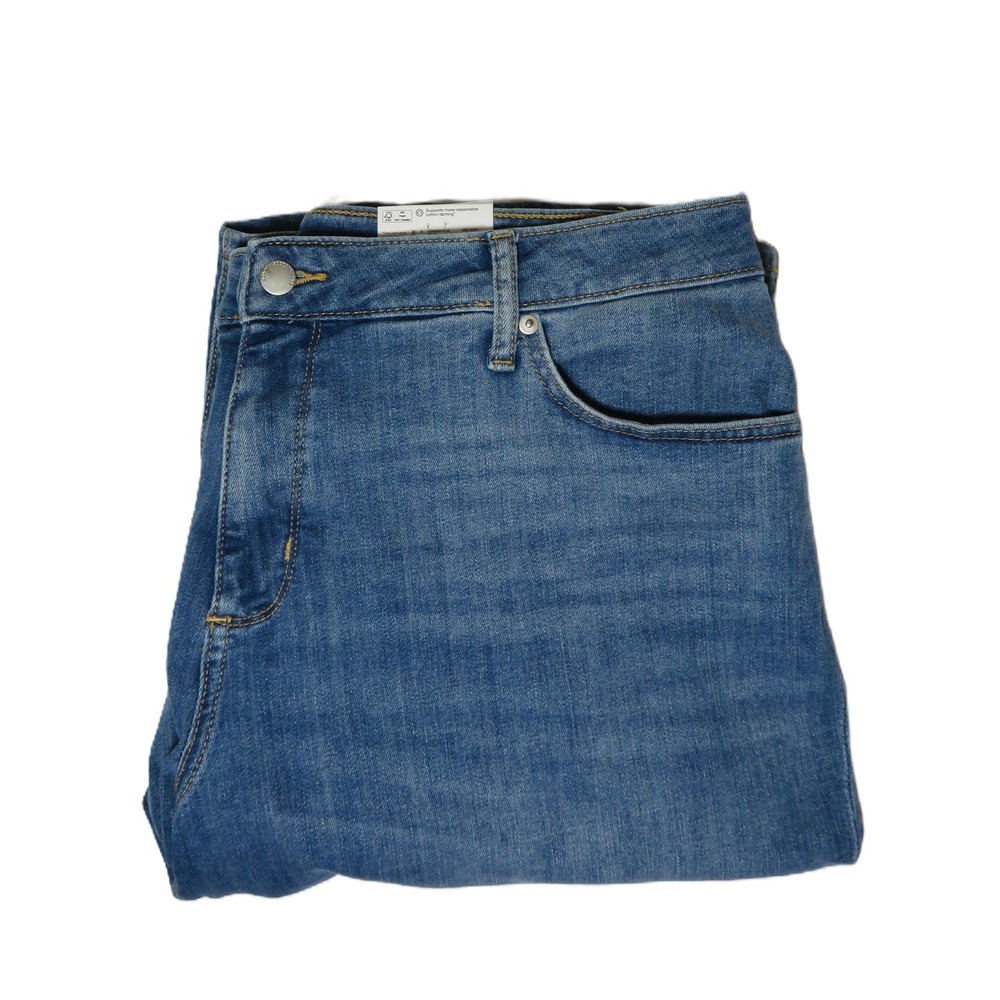 NWT 20W Sonoma Mid Rise Capri Jeans Medium Wash Super Stretch - Picture 6 of 6